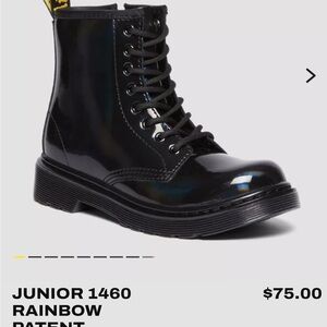 Junior 1460 Rainbow Patent Boots